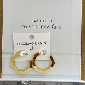 Brand New Uncommon Janes Hoop Earrings
